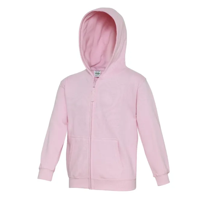 Our Junior Zipped Leavers Hoodie is very pop­u­lar — great for throw­ing on when you’re pop­ping out.