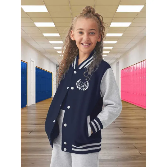This Junior Varsity Jacket is the perfect way to make a classic American style