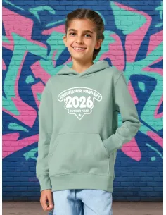 A sustainable Junior Leavers Hoodie that is good for the planet.