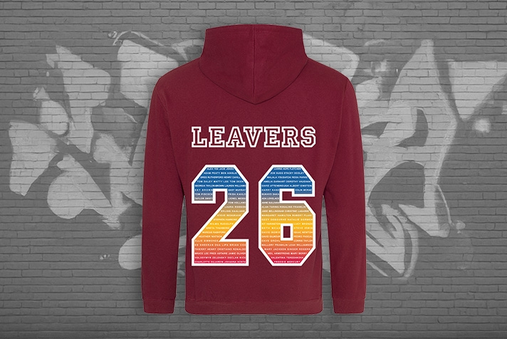 Classic Heritage &amp; Athletic designs for school leavers hoodies