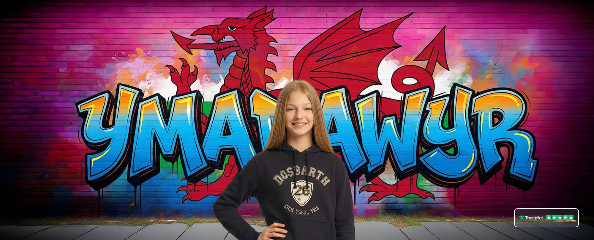 Welsh Leavers and Trips hoodies - perfect for schools across Wales